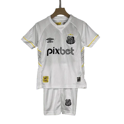 Brazil Santos 2023/24 Kids' Classic Home Premium Football Jersey - A Timeless Choice for Young Fans