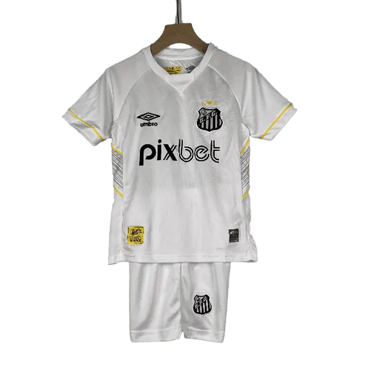 Brazil Santos 2023/24 Kids' Classic Home Premium Football Jersey - A Timeless Choice for Young Fans