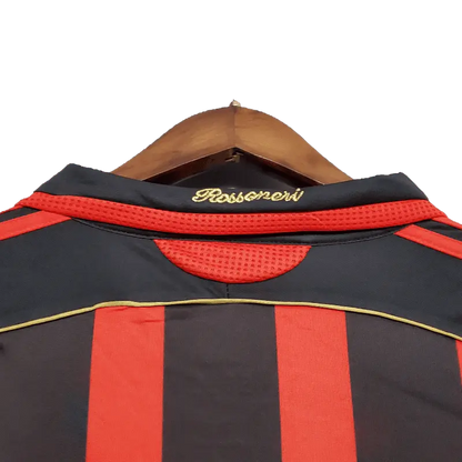 Italy AC Milan Retro 06/07 Long Sleeve Home Football Jersey SuperJerseysTK