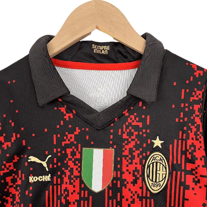 Italy AC Milan 2022/23 Kids' Dazzling Fourth Away Premium Football Jersey - A Fashionable Choice for Young Fans SuperJerseysTK