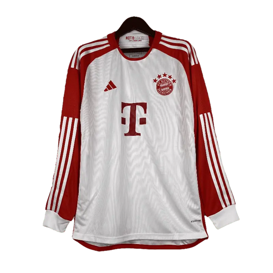 Bayern Munich 2023/24 Long Sleeve Home Premium Football Jersey