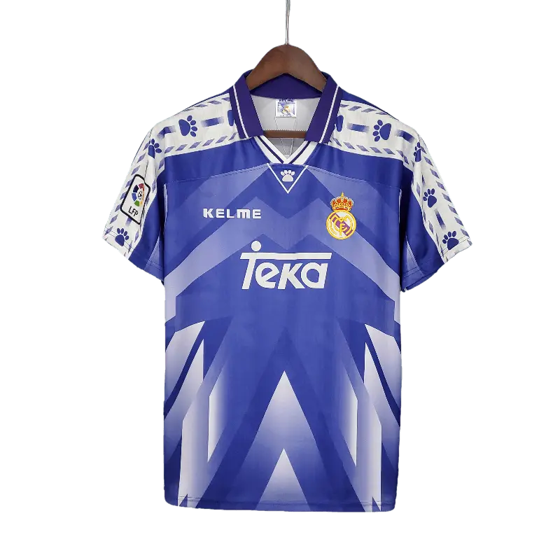 Real Madrid Retro 1996 - 1997 Premium Away Football Jersey, KELME