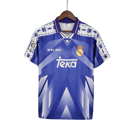 Real Madrid Retro 1996 - 1997 Premium Away Football Jersey, KELME