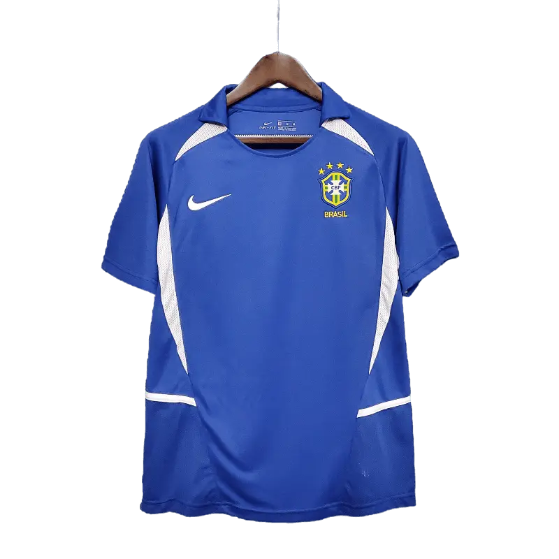 Brazil Retro 2002 Premium Away Football Jersey