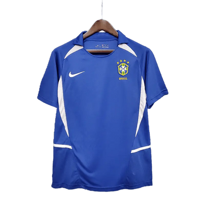 Brazil Retro 2002 Premium Away Football Jersey