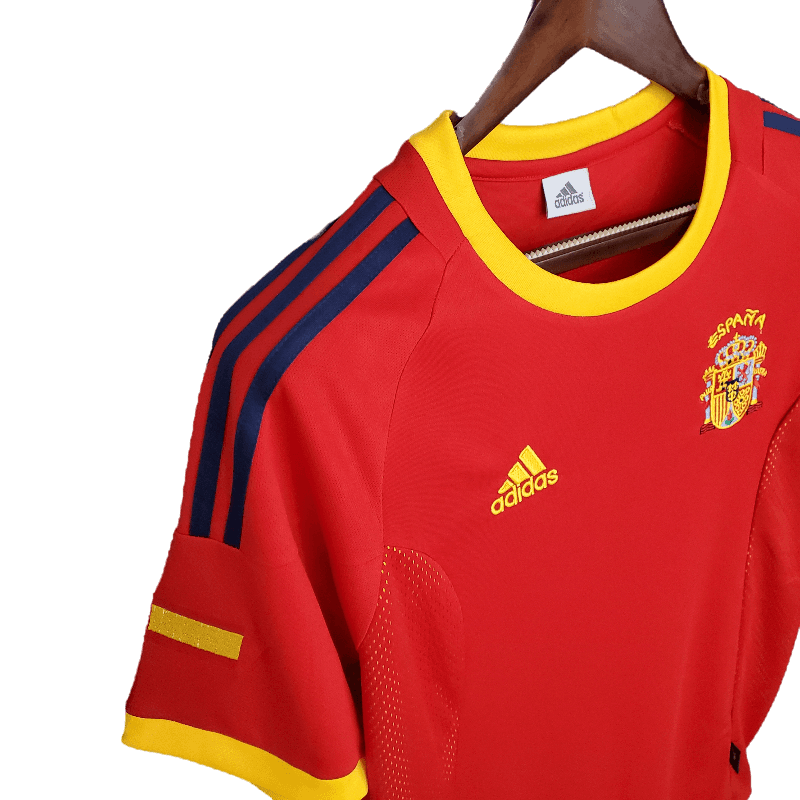 Spain Retro 2002 Home SuperJerseysTK