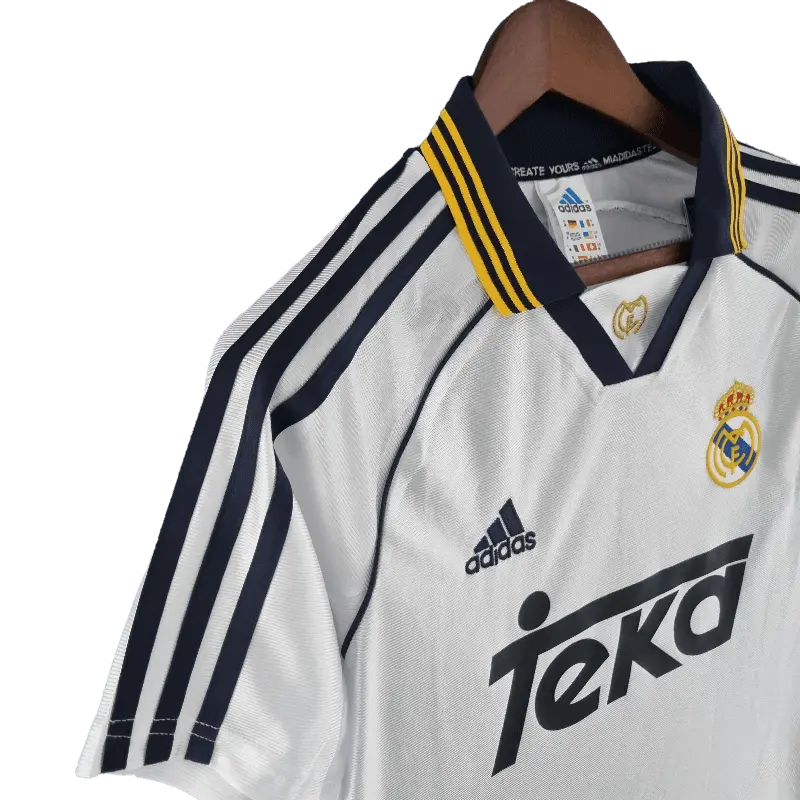 Real Madrid Retro 1998 - 2000 Premium Home Football Jersey SuperjerseysTK