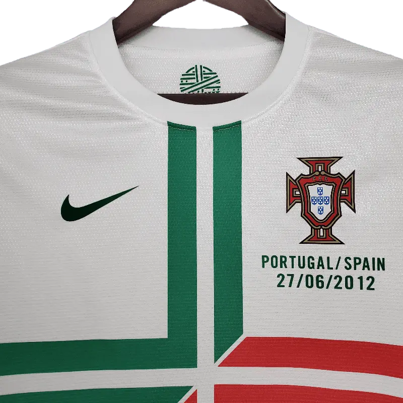 Portugal Retro 2012 Premium Away Football Jersey SuperjerseysTK