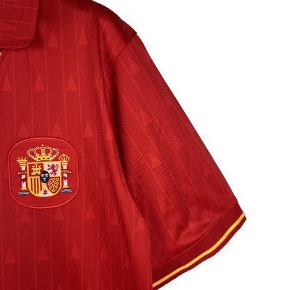 Spain Retro 1988/91 Home SuperJerseysTK