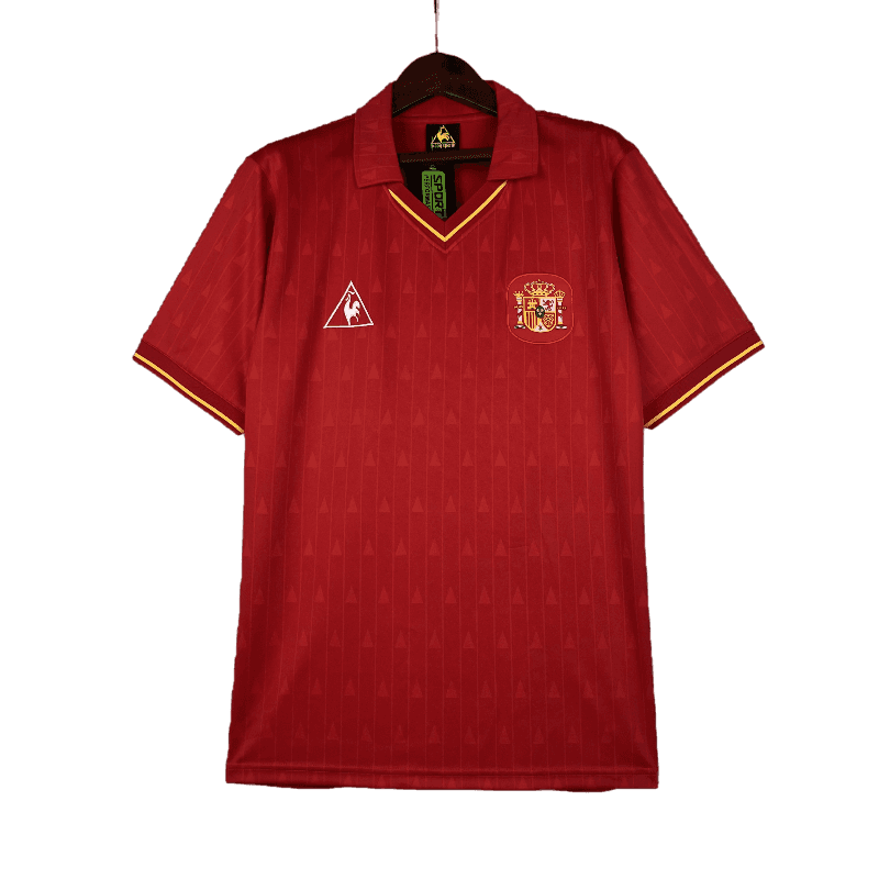 Spain Retro 1988/91 Home SuperJerseysTK