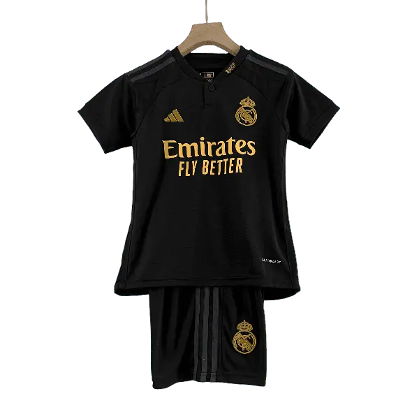 Spain Real Madrid 2023/24 Kids' Chic Third Away Premium Football Jersey - A Fashionable Choice for Young Fans