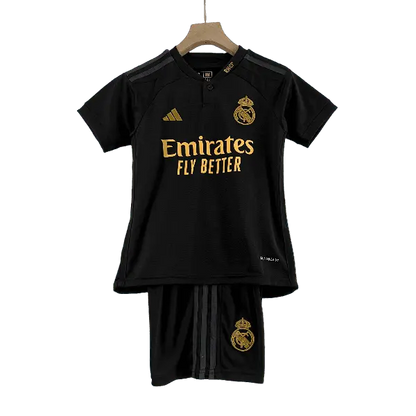 Spain Real Madrid 2023/24 Kids' Chic Third Away Premium Football Jersey - A Fashionable Choice for Young Fans