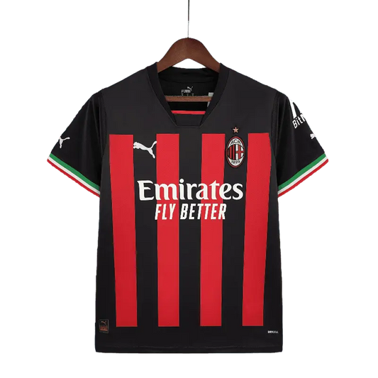 
AC Milan 2022 - 2023 Premium Home Football Jersey, Emirates FLY BETTER