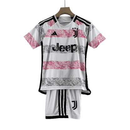 Juventus 2023/24 Kids' Stylish Away Premium Football Jersey - A Trendy Choice for Young Fans