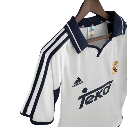 Real Madrid Retro 2000 - 2001 Premium Home Football Jersey SuperjerseysTK