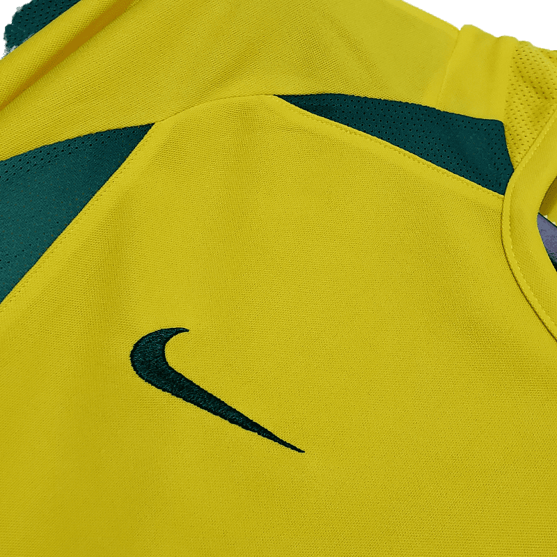 Brazil Retro 2002 Home SuperJerseysTK