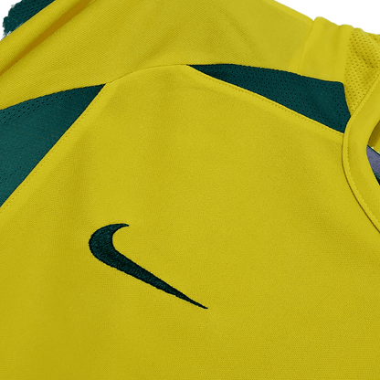 Brazil Retro 2002 Home SuperJerseysTK