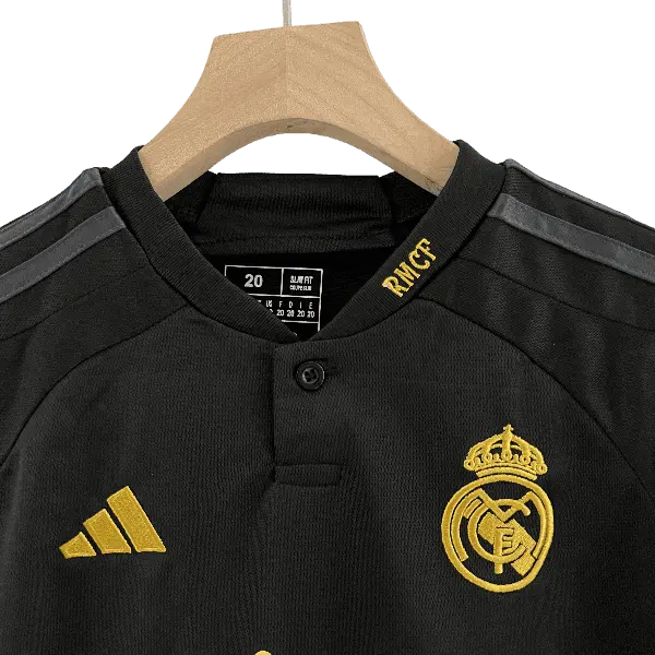 Spain Real Madrid 2023/24 Kids' Chic Third Away Premium Football Jersey - A Fashionable Choice for Young Fans SuperJerseysTK