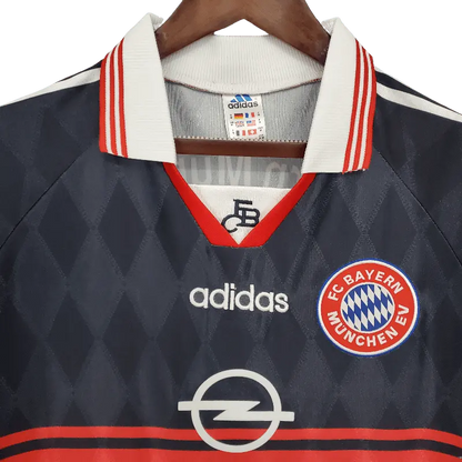 Bayern Munich Retro 1997 - 1999 Premium Home Football Jersey, OPEL SuperjerseysTK