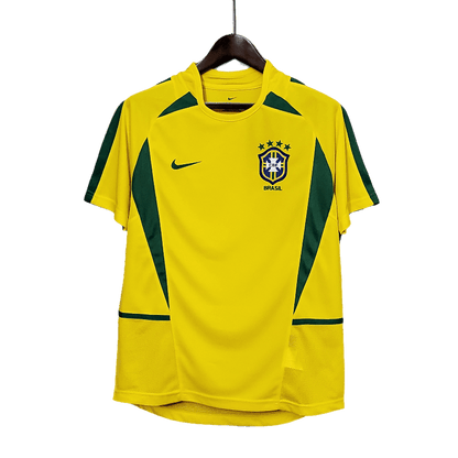 Brazil Retro 2002 Home SuperJerseysTK