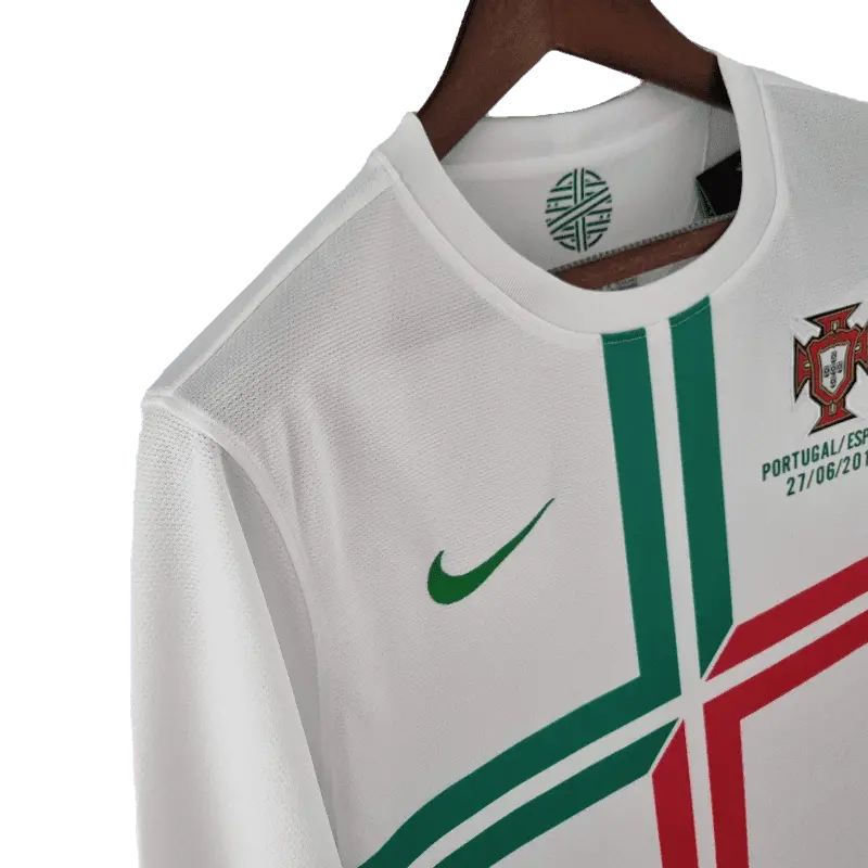 Portugal Retro 2012 Long Sleeve Away Timeless Football Jersey SuperJerseysTK