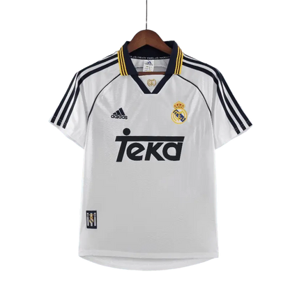 Real Madrid Retro 1998 - 2000 Premium Home Football Jersey