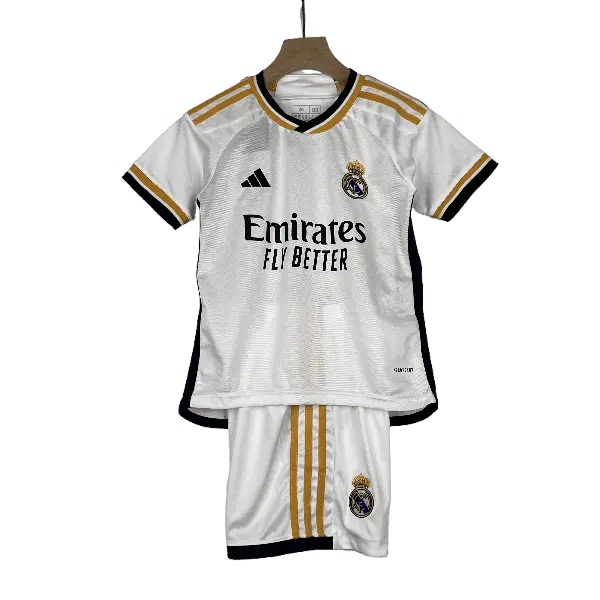 Spain 2023/24 Real Madrid Kids' Premium Home Football Jersey - A Timeless Icon for Young Fans