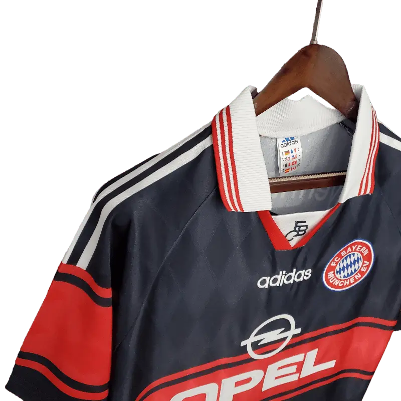 Bayern Munich Retro 1997 - 1999 Premium Home Football Jersey, OPEL SuperjerseysTK