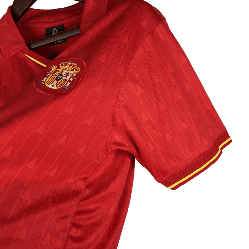 Spain Retro 1988/91 Home SuperJerseysTK